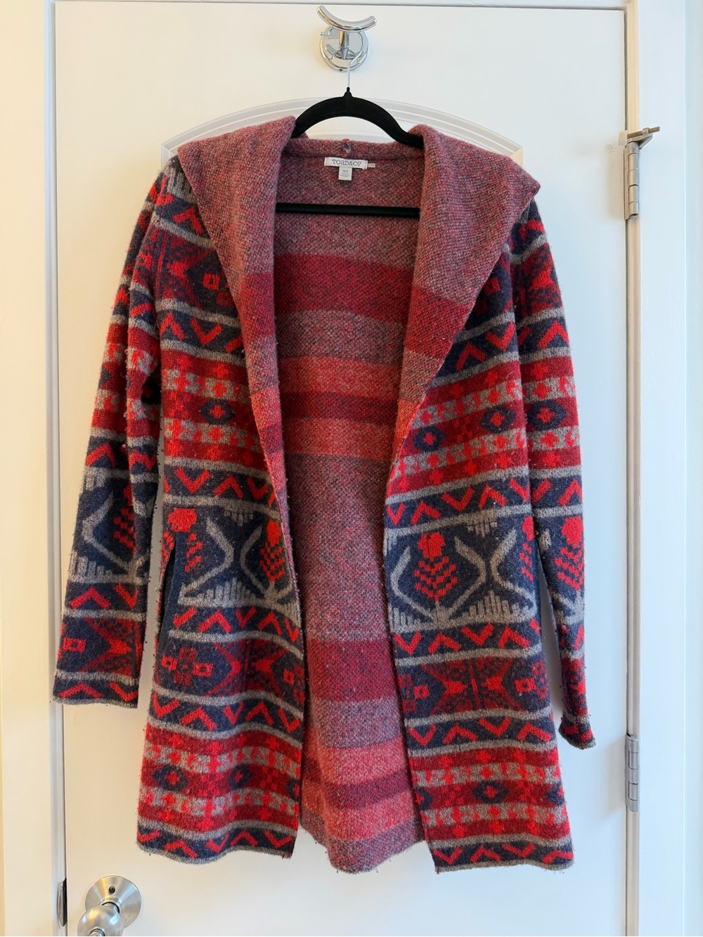 Toad&Co Hooded Long Cardigan Sweater